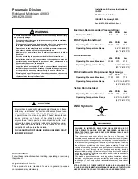 Preview for 6 page of Parker F31 Installation & Service Instructions Manual