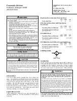 Preview for 10 page of Parker F31 Installation & Service Instructions Manual