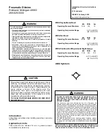 Preview for 22 page of Parker F31 Installation & Service Instructions Manual