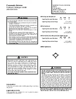 Preview for 26 page of Parker F31 Installation & Service Instructions Manual