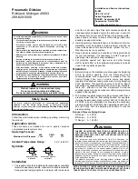 Preview for 28 page of Parker F31 Installation & Service Instructions Manual