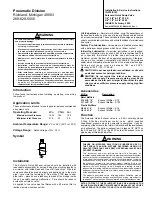 Preview for 34 page of Parker F31 Installation & Service Instructions Manual