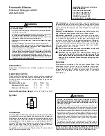 Preview for 40 page of Parker F31 Installation & Service Instructions Manual