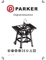 Parker PTS-250 Original Instructions Manual preview