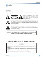 Preview for 3 page of Parker TL32E8UH Service Manual