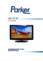 Предварительный просмотр 1 страницы Parker TLU195HB Service Manual