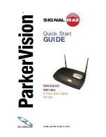 Preview for 1 page of ParkerVision WR1500 Quick Start Manual