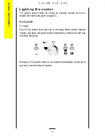 Preview for 4 page of Parkinson Cowan CALOR SIG 305 Owner'S Handbook Manual