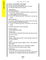 Preview for 18 page of Parkinson Cowan CALOR SIG 305 Owner'S Handbook Manual