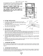 Preview for 33 page of Parkinson Cowan CALOR SIG 305 Owner'S Handbook Manual