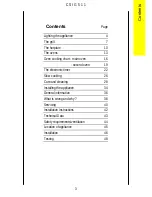 Предварительный просмотр 3 страницы Parkinson Cowan CSIG 511 Operating And Installation Instructions