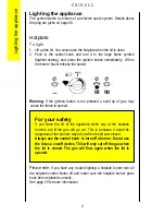 Предварительный просмотр 4 страницы Parkinson Cowan CSIG 511 Operating And Installation Instructions