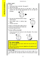 Предварительный просмотр 6 страницы Parkinson Cowan CSIG 511 Operating And Installation Instructions