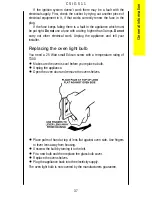 Предварительный просмотр 37 страницы Parkinson Cowan CSIG 511 Operating And Installation Instructions