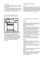 Preview for 19 page of Parkinson Cowan SIG 224 Operating And Installation Instructions