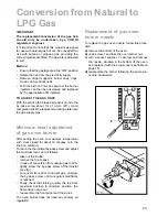 Preview for 23 page of Parkinson Cowan SIG 224 Operating And Installation Instructions