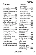 Предварительный просмотр 33 страницы Parkside Performance PAPS 208 A1 Translation Of The Original Instructions