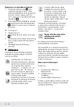 Preview for 75 page of Parkside Performance PWSAP 20-Li B2 Operation And Safety Notes Translation Of The Original Instructions