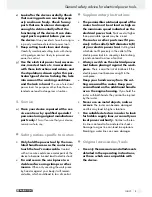 Предварительный просмотр 9 страницы Parkside 1200 A1 Operation And Safety Notes