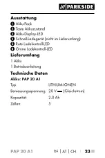 Предварительный просмотр 27 страницы Parkside 297719 Operating Instructions Manual