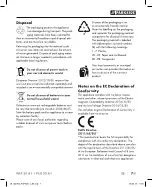 Preview for 11 page of Parkside 302786 Original Instructions Manual