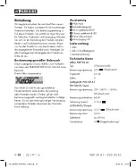 Preview for 14 page of Parkside 302786 Original Instructions Manual