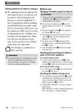 Preview for 12 page of Parkside 326566 1901 Original Instructions Manual