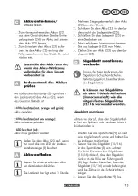 Preview for 13 page of Parkside 341749 2001 Original Instructions Manual