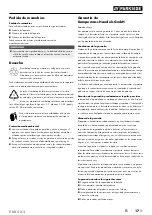 Preview for 22 page of Parkside 352083 2007 Original Instructions Manual