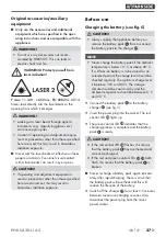 Preview for 31 page of Parkside 356347 2004 Original Instructions Manual