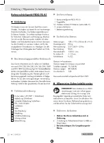 Предварительный просмотр 46 страницы Parkside 89169 Operation And Safety Notes Translation Of Original Operation Manual