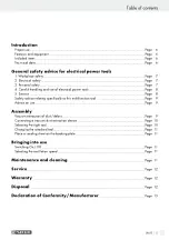 Предварительный просмотр 5 страницы Parkside 93266 Operation And Safety Notes