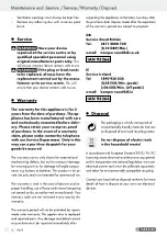 Preview for 12 page of Parkside 93266 Operation And Safety Notes