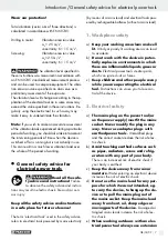 Предварительный просмотр 7 страницы Parkside 93296 Operation And Safety Notes