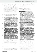 Предварительный просмотр 9 страницы Parkside 93296 Operation And Safety Notes