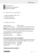 Предварительный просмотр 7 страницы Parkside 96760 Translation Of Original Operation Manual