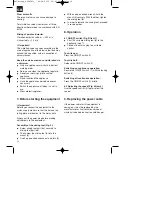 Preview for 10 page of Parkside BMR 1400 Operation Manual