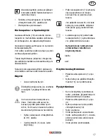 Preview for 17 page of Parkside IDROPULITRICE PHD 150 A1 Operation Manual