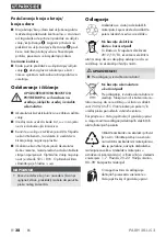 Preview for 42 page of Parkside PABH 20-Li C3 Original Instructions Manual