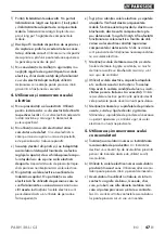 Preview for 51 page of Parkside PABH 20-Li C3 Original Instructions Manual