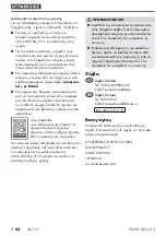 Preview for 88 page of Parkside PABH 20-Li C3 Original Instructions Manual