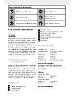 Preview for 36 page of Parkside PAH 1300 B2 Operation And Safety Notes