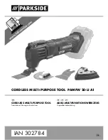 Parkside PAMFW 20-LI A1 Instructions Manual предпросмотр