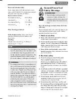 Preview for 7 page of Parkside PAMFW 20-LI A1 Instructions Manual