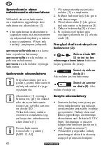 Предварительный просмотр 62 страницы Parkside PAPK 12 A2 Translation Of The Original Instructions