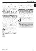 Preview for 8 page of Parkside PAR 10.8 A1 Operation Manual