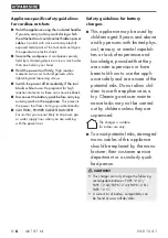 Preview for 10 page of Parkside PAR 12 A1 Translation Of The Original Instructions