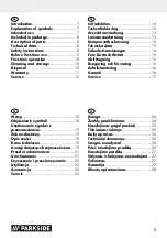 Preview for 4 page of Parkside PAS 10 A3 Operating Information Manual