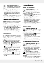 Preview for 42 page of Parkside PAS 10 A3 Operating Information Manual