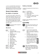 Preview for 7 page of Parkside PAS 500 B1 Operation Manual